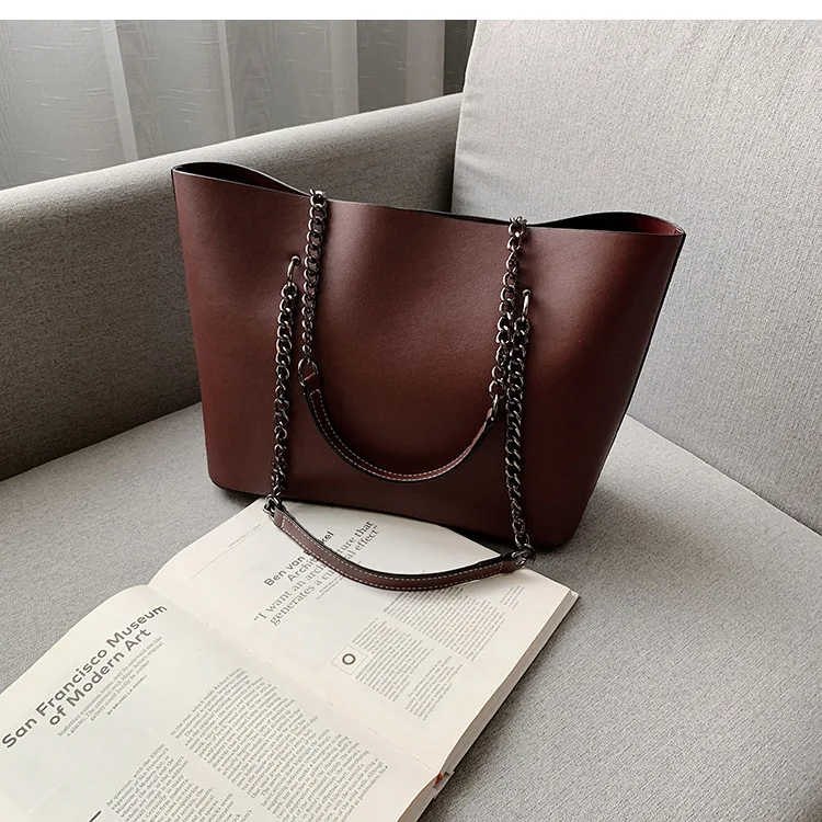 2022 Women Pu Leather Messenger Tote Bags Purse Ladies Handbag Elegant Designer Shoulder Bag