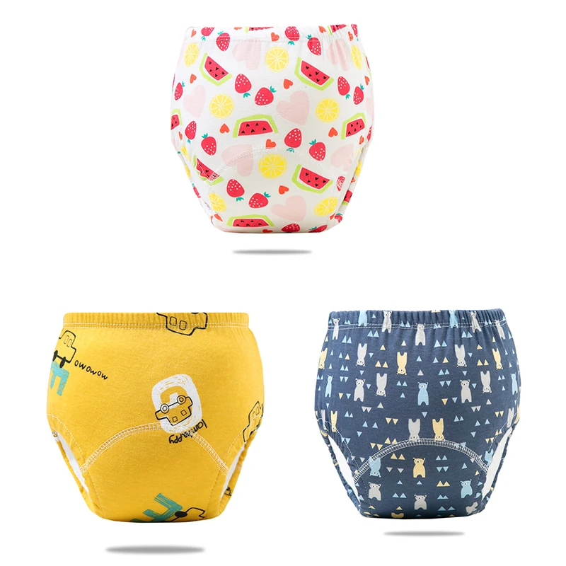 Easymom Baby Potty Training Pants Custom Reusable Washable Cotton Training Pants Diaper for Babies Toddler Leak proof Underwear