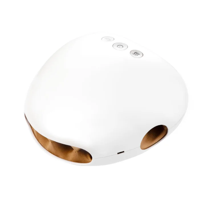 Hot sale Electric Vibrating Hand Massager machine With Heat hand held massage tool finger electric hand massager