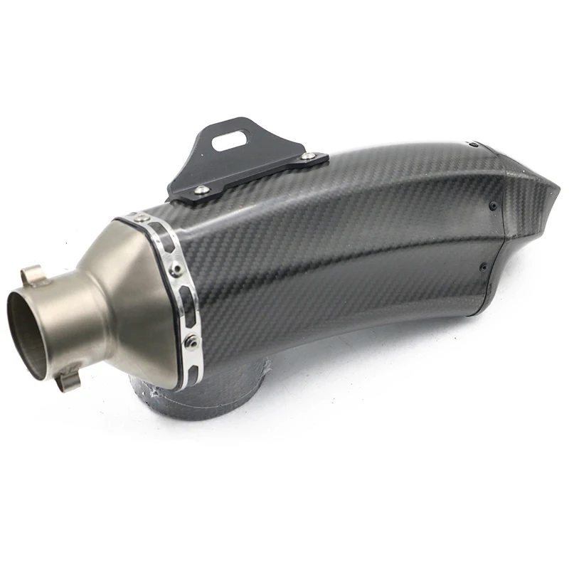 All Carbon Fiber motorcycle modified exhaust k153 muffler for 400-1200cc motorcycle exhaust system  Z250 Z900 K8 K325 exhaust