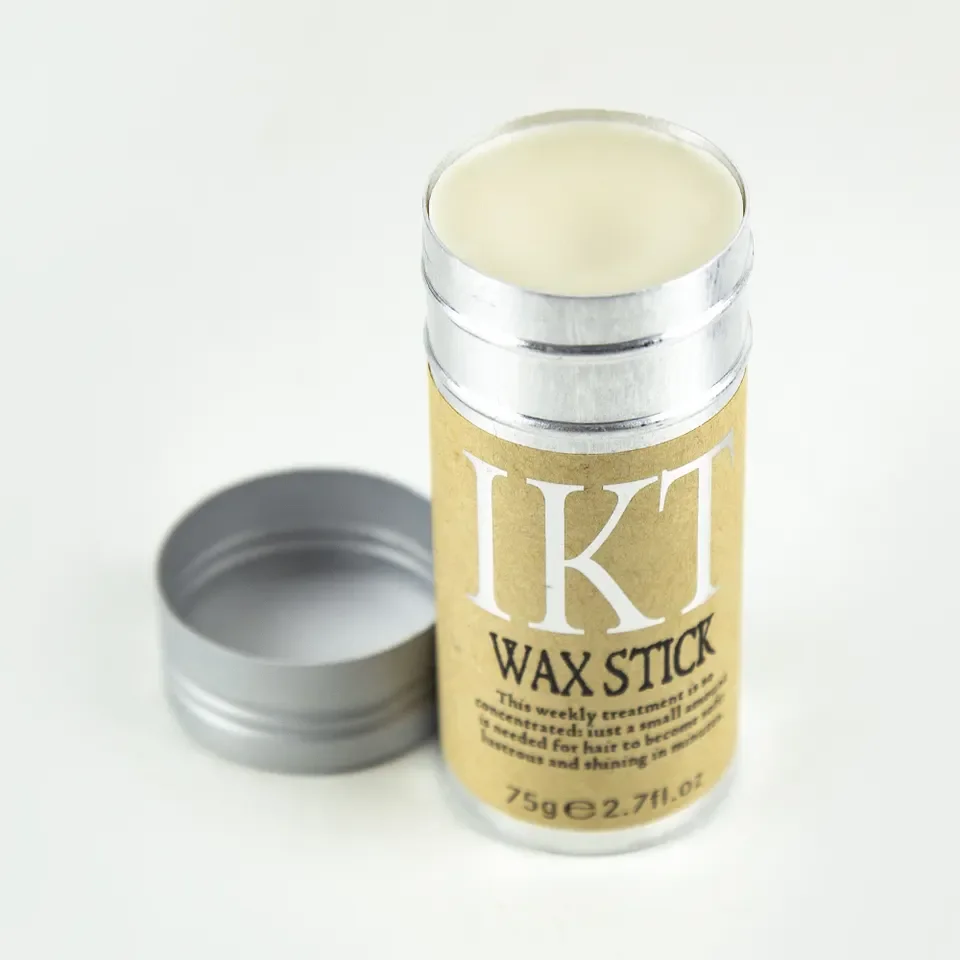 IKT Custom Logo Hair Wax Stick Long Lasting Styling Hair Edge Control Hair Wax Stick