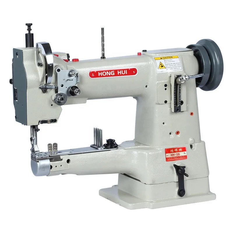 HH 335 промышленный унисон кормить цилиндра кровать Швейная машина для производства обуви вальцовочная машина цилиндр рукоятки швейная машина