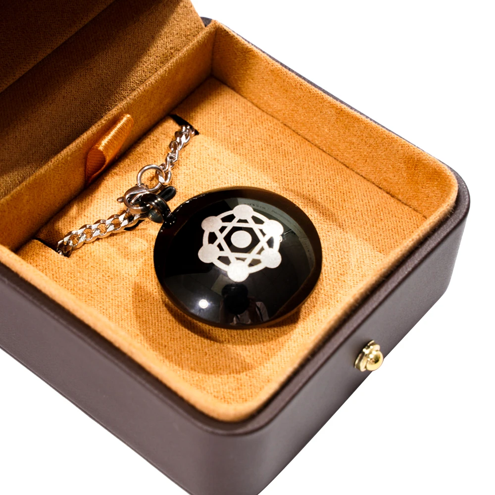 Terahertz Necklace Solar Energy Science Pendant Quantum Scalar Energy Pendant Titanium Coated Necklace Technology Jewelry