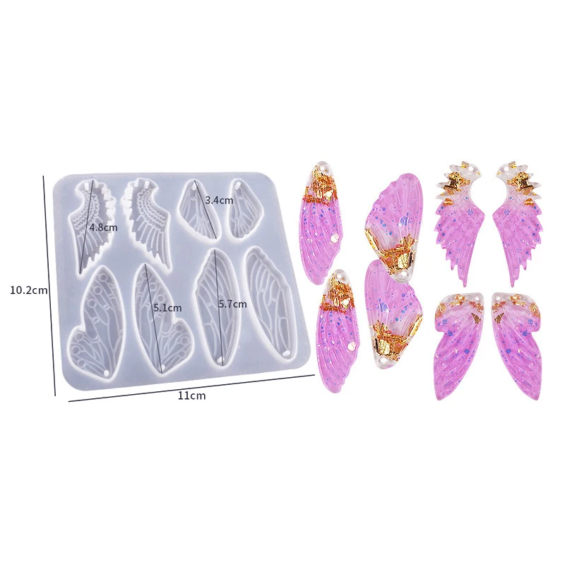 DIY handmade epoxy heart picture frame shape resin mold silicone ornament resin molds