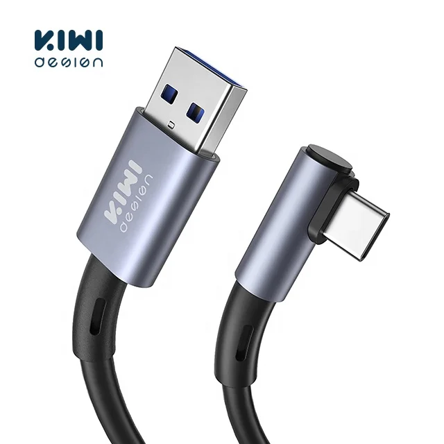 Соединительный кабель KIWI design, совместимый с Oculus Quest 2, кабель USB 3,0 для быстрой зарядки и передачи данных ПК для VR-гарнитуры и игр на ПК