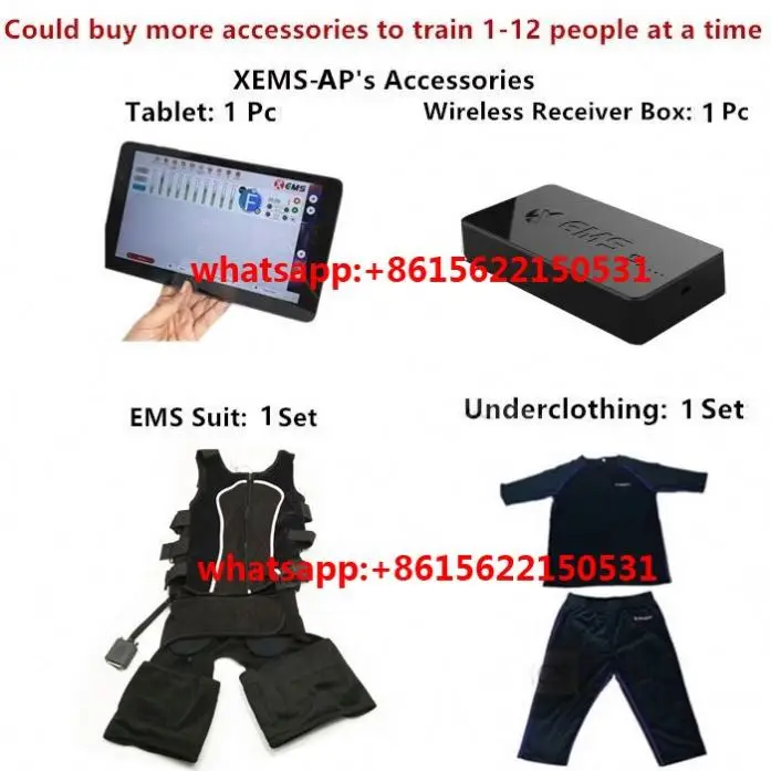 Hot Sell Ems Classes Fitness Wireless Equipment Training Suit