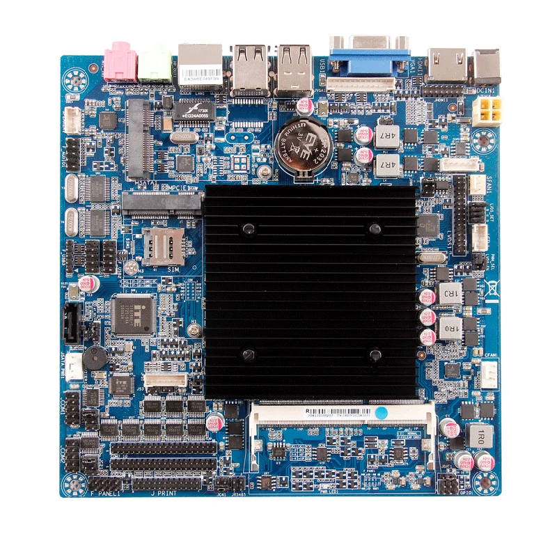 ITX-J1900TE-6CD8 материнская плата SATA 2 0 с J1/2 * Realtek RTL8111F для Цифровой Sinage промышленный фар дальнего света доска