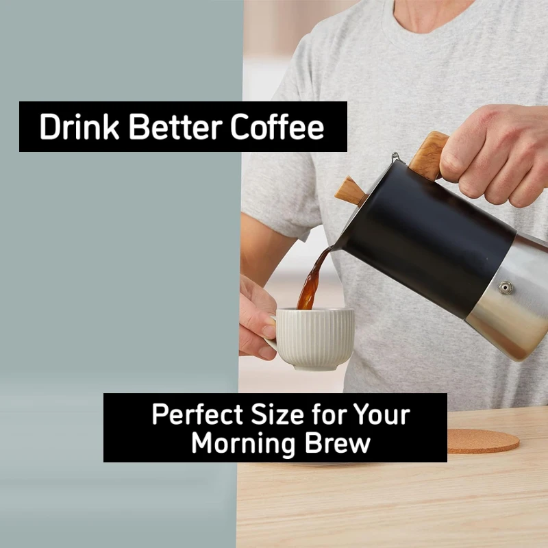 OEM индукционная плита Эспрессо кофеварка Cafetera нержавеющая сталь Алюминиевый горшок Moka
