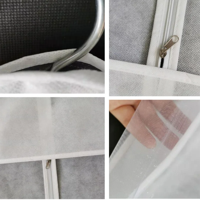 Washable Clear Large cloth garment bag  Long Wedding Dress Protector Dustproof Cover Storage Bag