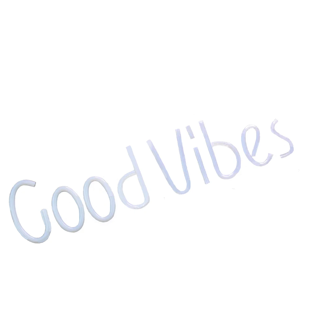 LED NEON Sign Good vibes, Wall Hanging Neon Lamp USB Powered, Neon Light Sign Wedding Christmas Birthday Party Home Gift decorative neon sign light night