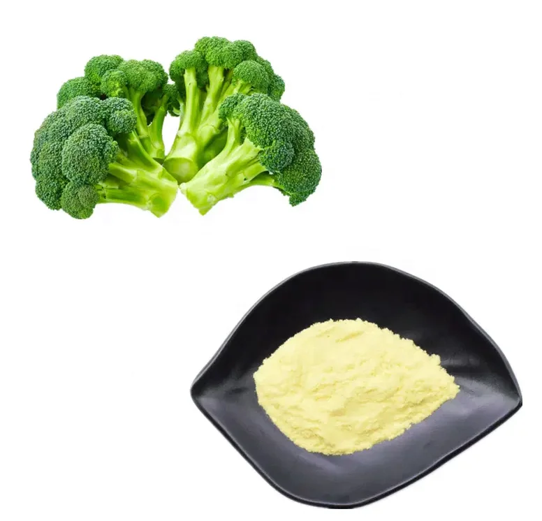 ISO Natural  High Quality Natural Broccoli seed extract 10% 20% Glucoraphanin