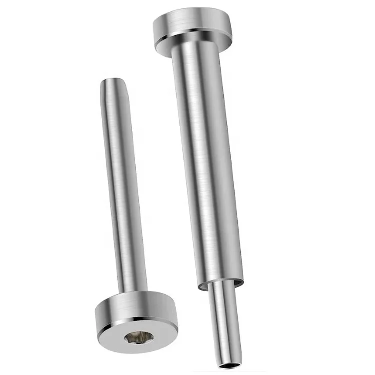 EKOO Cable Railing Kit Turnbuckle Hardware and Swage Tensioner Terminal Hidden for 1/8 Inch Wire Rope Cable T316 Stainless Steel