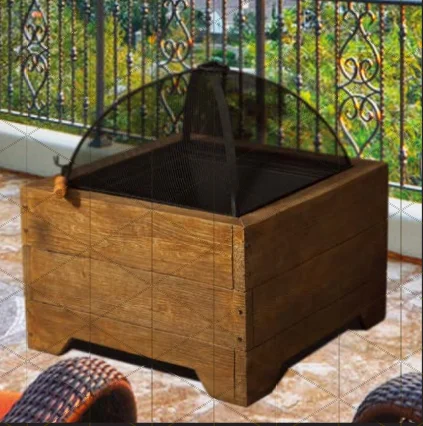 Heizung Gas Burning Fire Pit Outdoor Propane Gas Burning MGO Fire Pit Bonfire Smokeless Fireplace Heater Chimenea Furnace