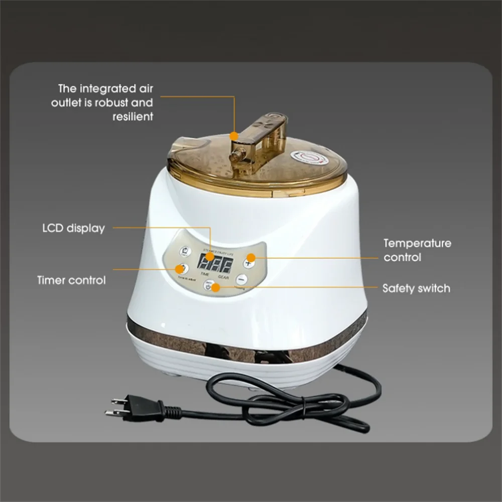 Steam Pot For Sauna Remote Control 3L Capactity Saunas Steamer Pot Portable Personal Sauna Steamer
