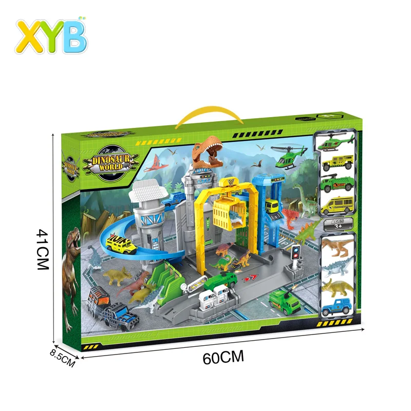 
Wholesale Dinosaur Jurassic Research Center toys scene set simulation toy Soft big Dinosaur for Kids 