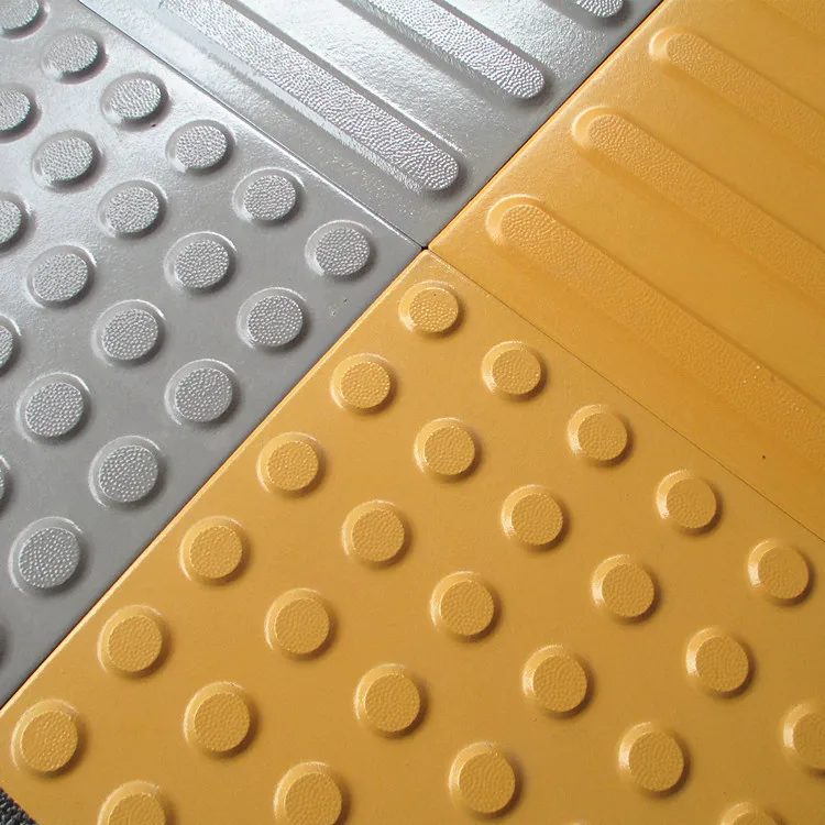 PVC TPU plastic Rubber tactile indicator paving tile ABS tactile indicators tactile mat