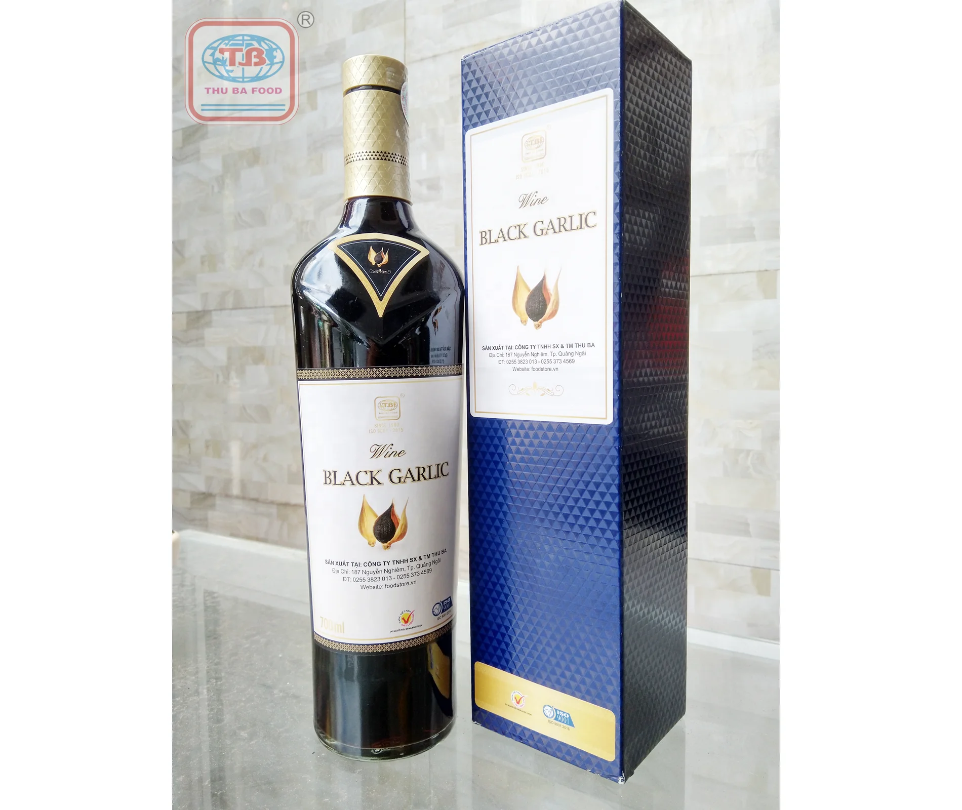 High Quality Garlic Wine LY SON Black Garlic Wine - 700ML Bottle