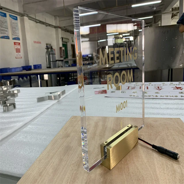 Custom office building address signs house number led door number sign hotel meeting room number plates