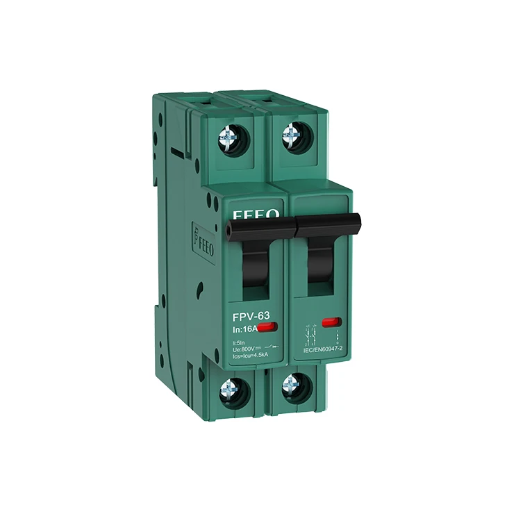 FEEO PV System Circuit Breaker 2p MCB for solar dc