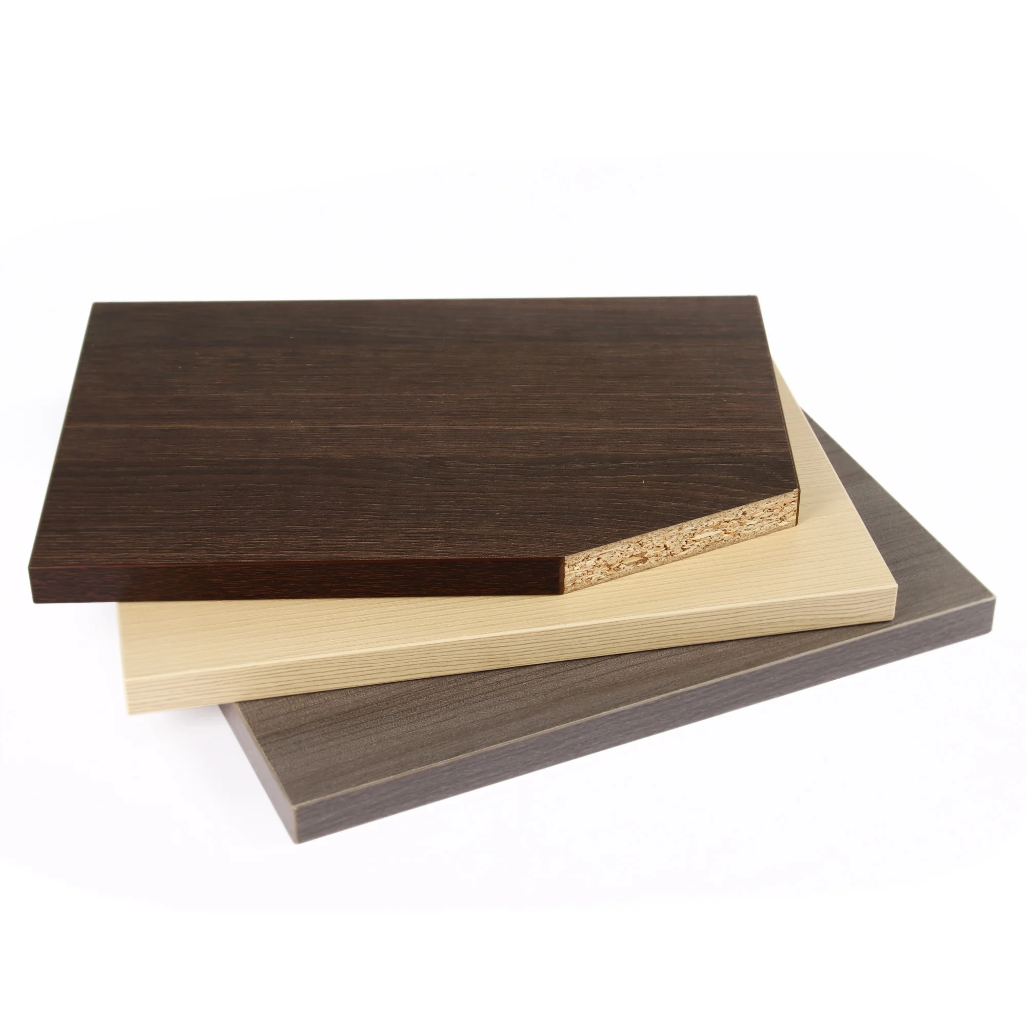 Customizable 16mm 18mm wood grain laminated melamine chipboard