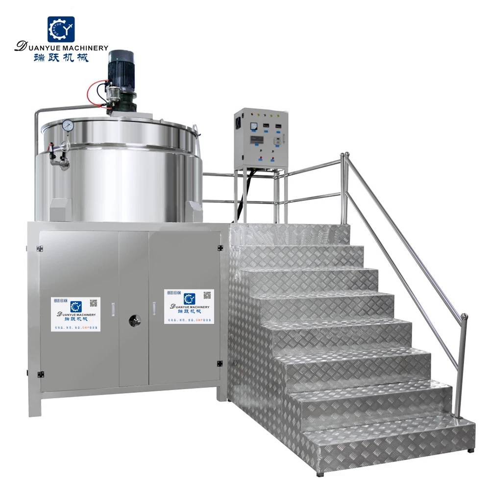 500L Dishwashing Liquid Detergent Mixer Shampoo Liquid Soap Homogenizing Mixer Blending Machine