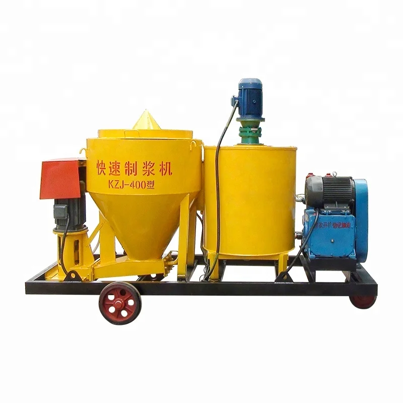 All-in-one Mortar Mixer And Grouting Machine with Secondary Mixing Process machine with good price