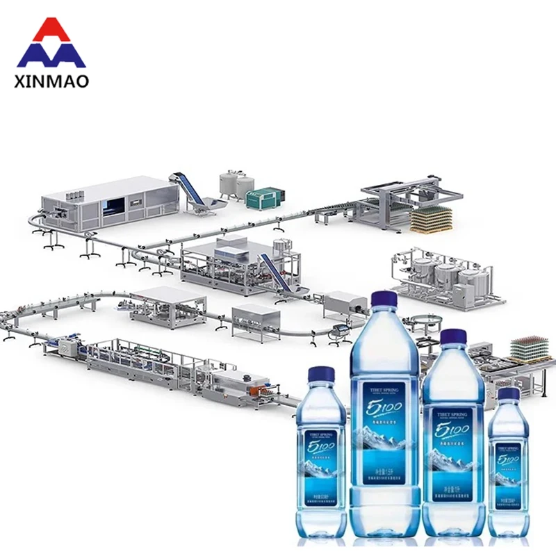 XINMAO Best 3 in 1 Drinking  Water Making Equipments Bottling Machines Water Bottle Filling Capping Production System