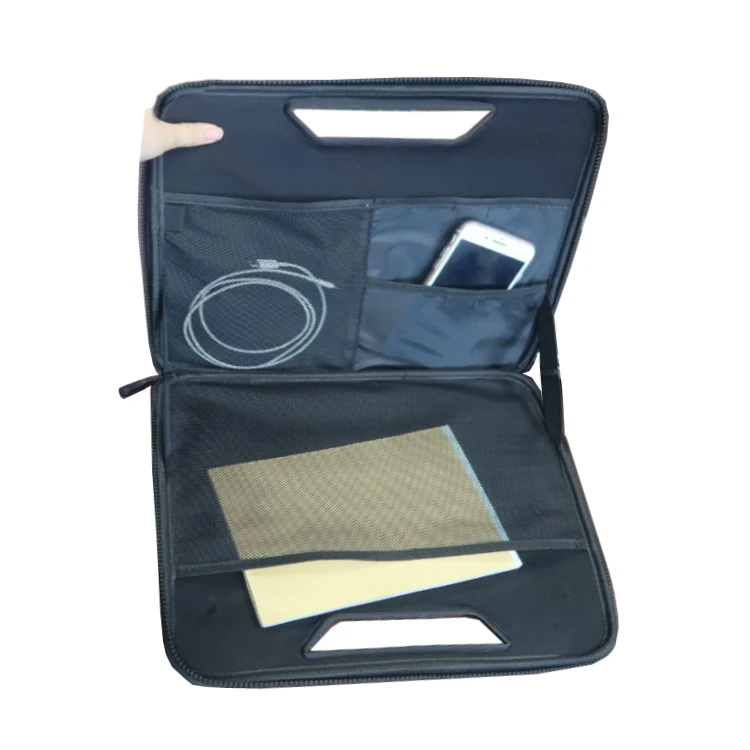 13 inch Great PU Leather Material Custom Moulded EVA Handle HP Laptop Hard Carrying Case