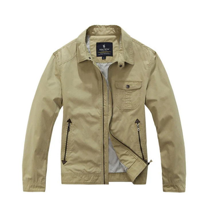 Factory wholesale fall 2021 Mens cotton/nylon european style man smart jacket