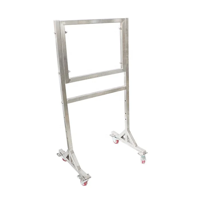 Customized Stainless Steel 304 Lab Adjustable Mounting Rack with Caster