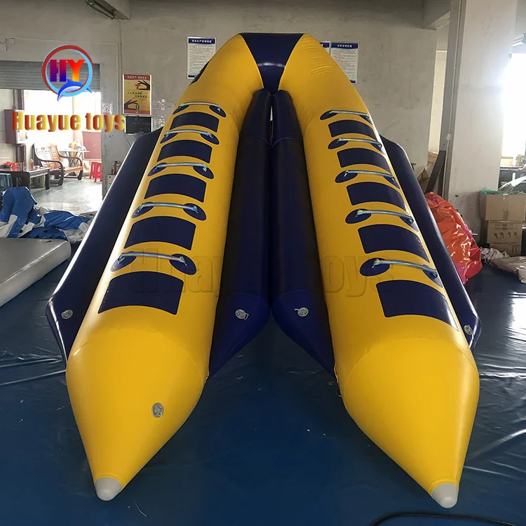 Water Sport Game PVC 10 Persons Inflatable Flying Fish Banana Boat For Sale