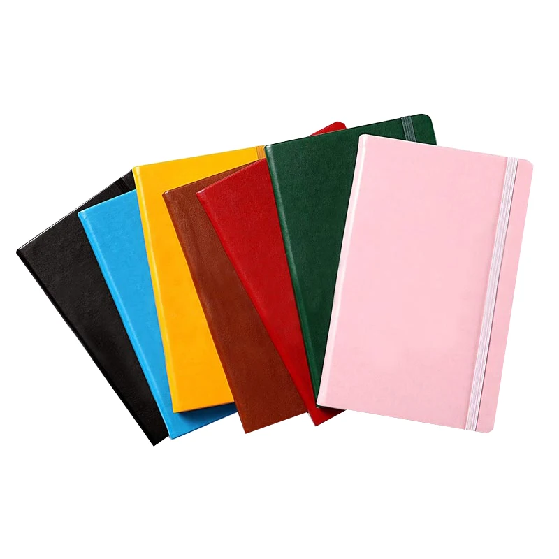 Wholesale Cheap Customized Printing Notebooks 40/120 Sheet a5  Diary Gift Leather Notebook