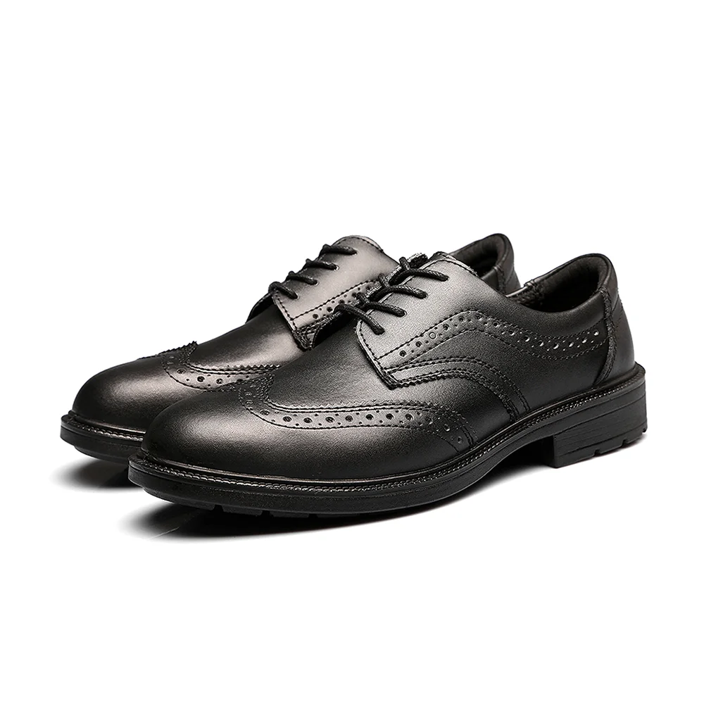 Professional Design Team Manager Waterproof Anti Slip Safety Shoes With Steel Toe