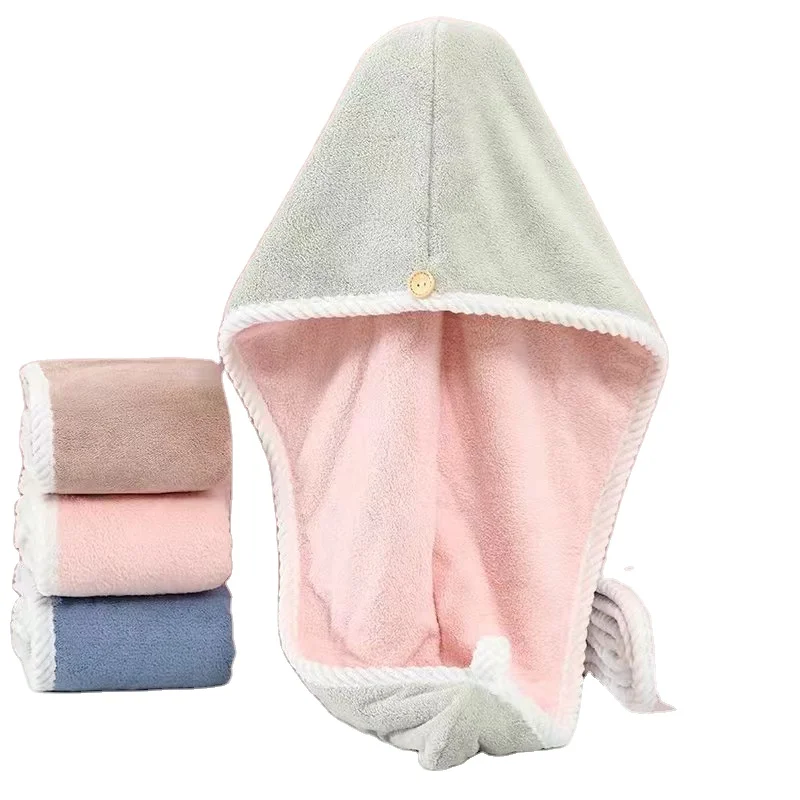 Хлопковое полотенце для волос, персонализированное, спа, супер впитывающее, быстросохнущее, мягкое