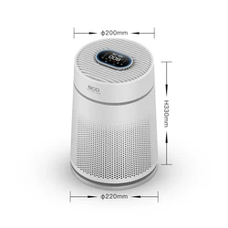 Katald Low Noise Electrostatic Home Desktop Room Table Top Hepa H13 Air Purifier For Room Air Conditioner With 3 Wind Speed