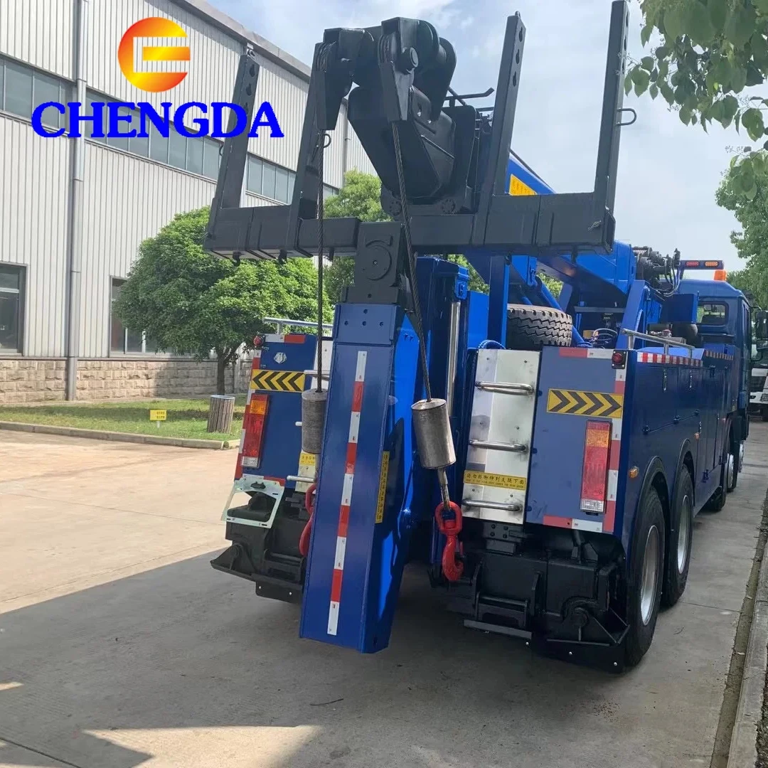 New Shacman 6x4 Heavy Duty Rotator Wrecker Truck 30ton Wrecker Towing Truck for sale