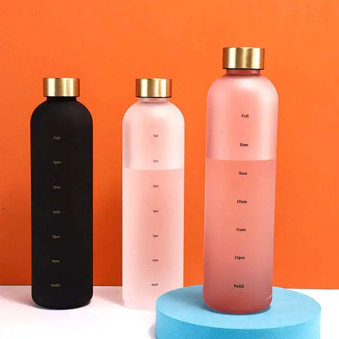 Wholesale leak-proof water bottle scrub Wholesale plastic fitness cup low price exercise 32oz  bonus