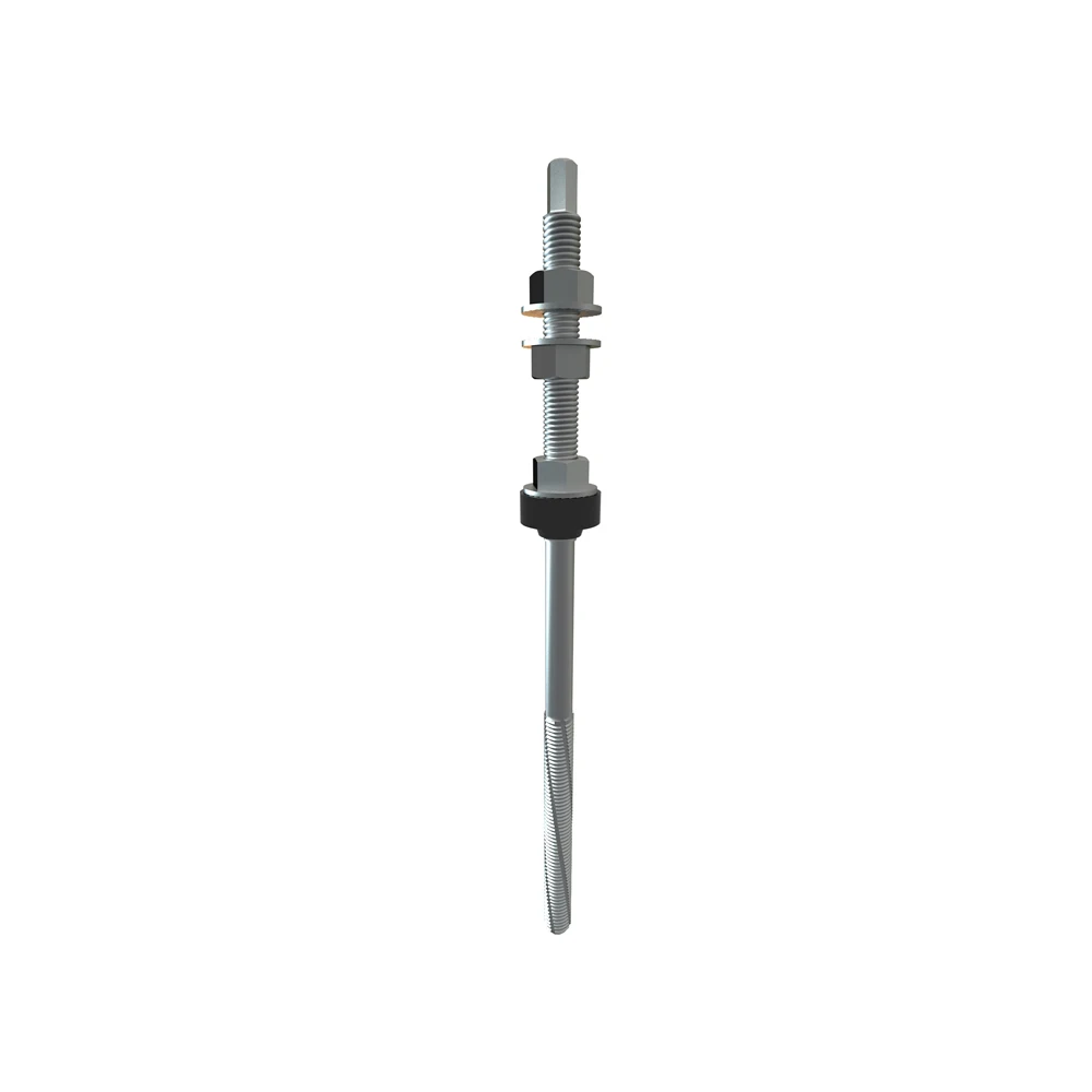 Solar Panel Mounting Accessories Double Head Hanger Screw Bolt for Wooden Rafter Steel Purlin Metal Roof Solar Mounting.