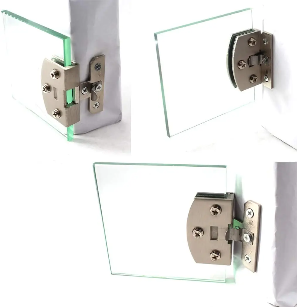 Wall mount zinc alloy shower closed shower gate cabinet glass door hinges