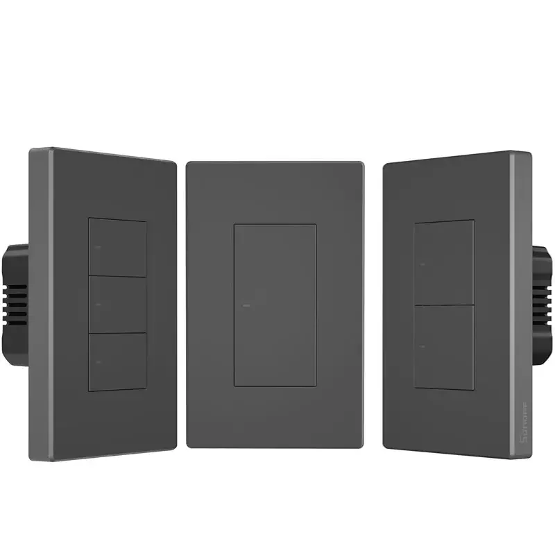 SONOFF M5 SwitchMan EU Smart Wall Switch 80/86 Type 1/2/3 Gang Push Button Smart smart switch wifi with Alexa Google