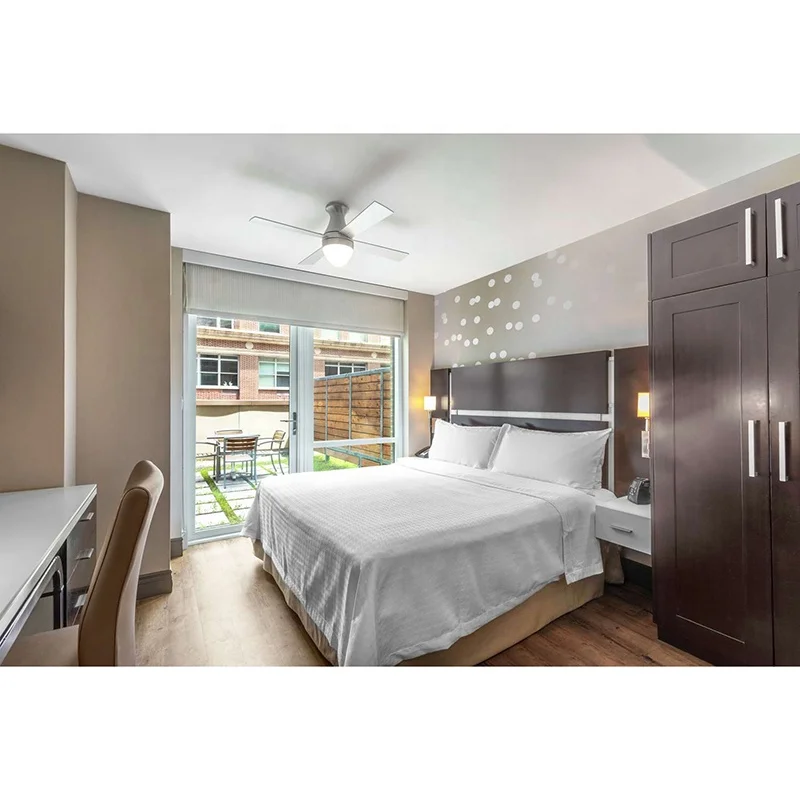 Современные спальные комплекты Homewood Suites от Хилтон мебель для гостиничного проекта изготовленные на