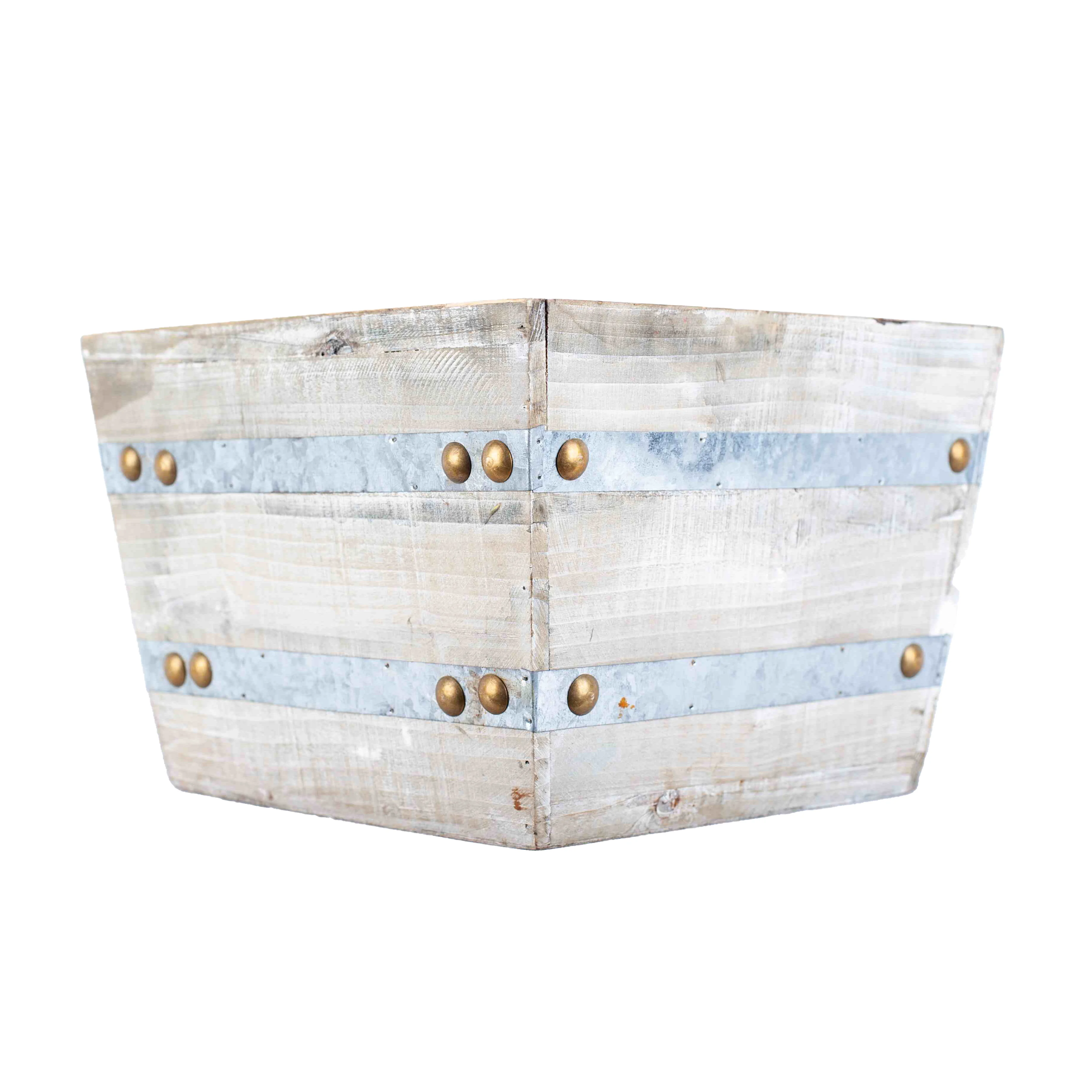 Wooden Planter Box, Rustic Barn Wood with Plastic Liner l Garden Decor l Restaurant and Wedding Decorations