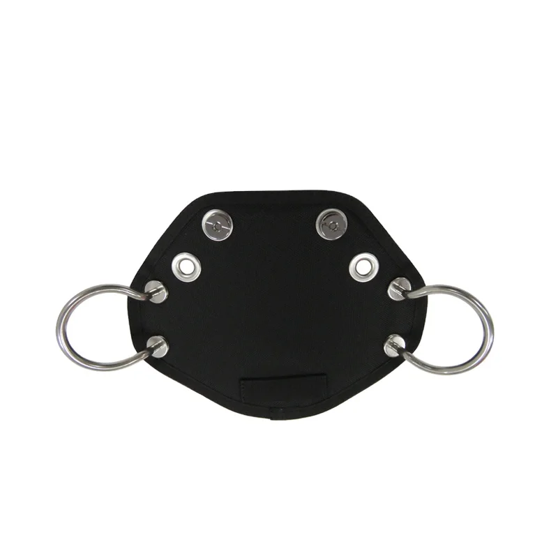 Scuba diving buttplate for sidemount diving with two side rails and two sets of bolts