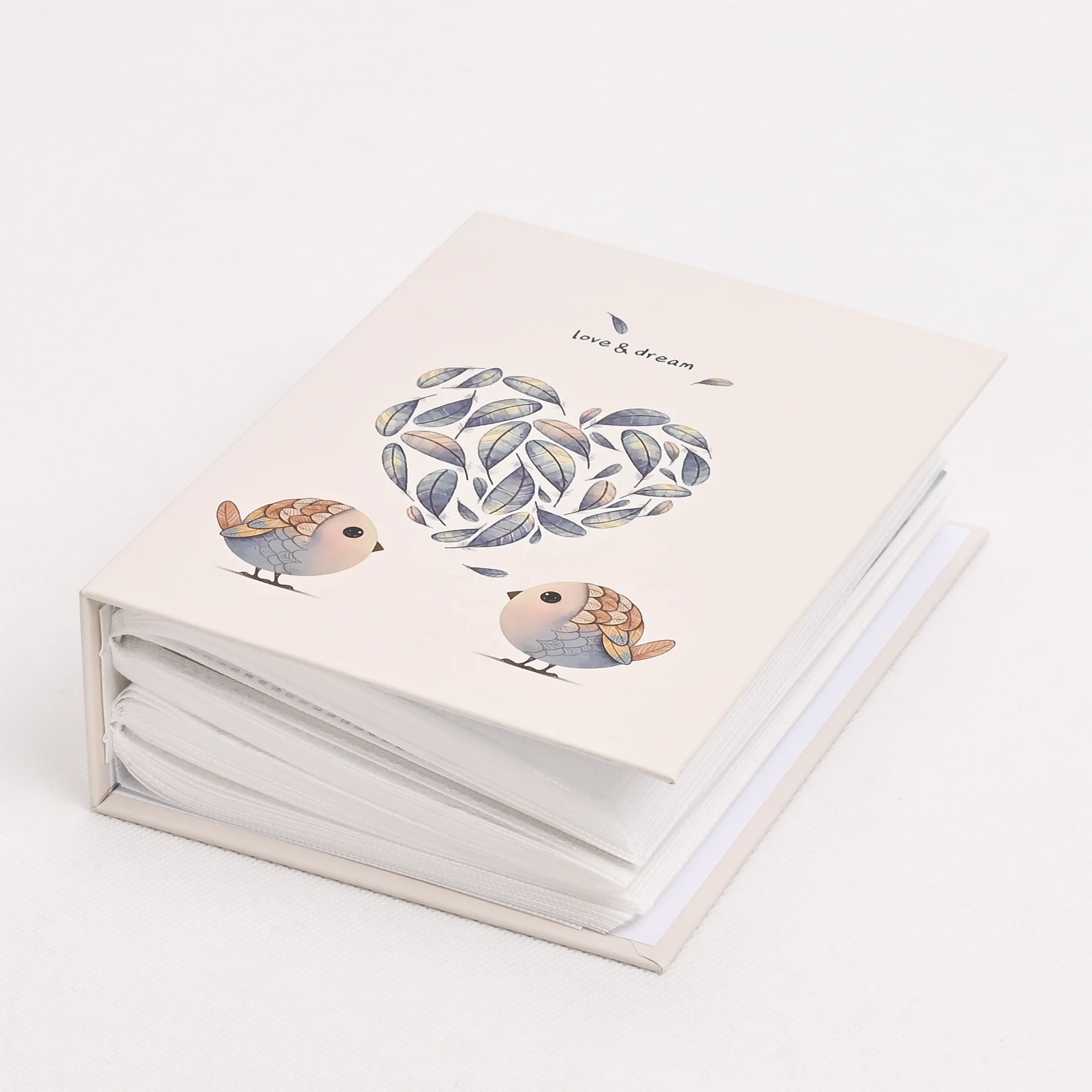 Wholesale Custom High Quality Photo Album Eco Friendly Thick Paper Material large capacity storage Card Album