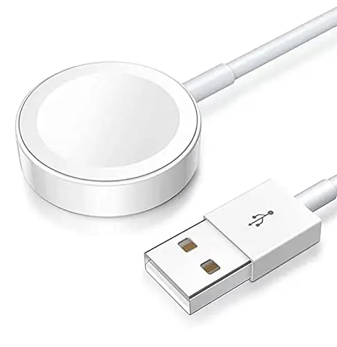Usb Watch Charger Cable For Apple Watch 7 6 5 4 3 2 Charger Portable Qi Magnetic Charging Base For Iwatch For Applewatch
