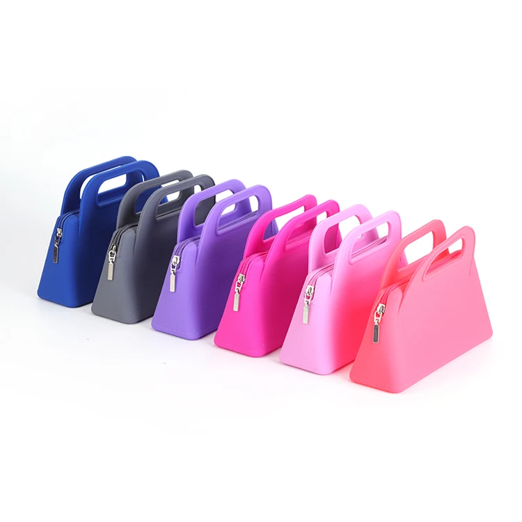 New Design Scented silicone clutch bag evening bags waterproof travel cosmetic bag