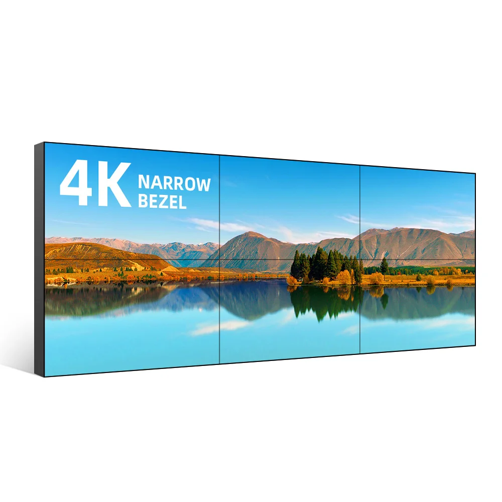 Самая большая скидка 4k 3x2 3x3 4x2 46 49 55 65 дюймовый ЖК-дисплей для внутренней видеостены