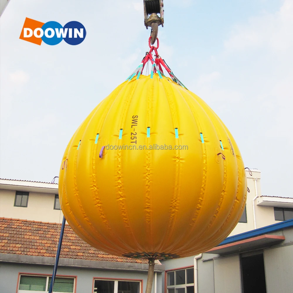 PVC coated fabric 50T Proof Load Testing Water Bags Filled Weight Bags Load test weights for crane