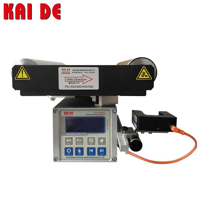 KAIDE Good After Sales Service Automatic Web Guiding Control System With Ultrasonic Sensor For Printing Industry