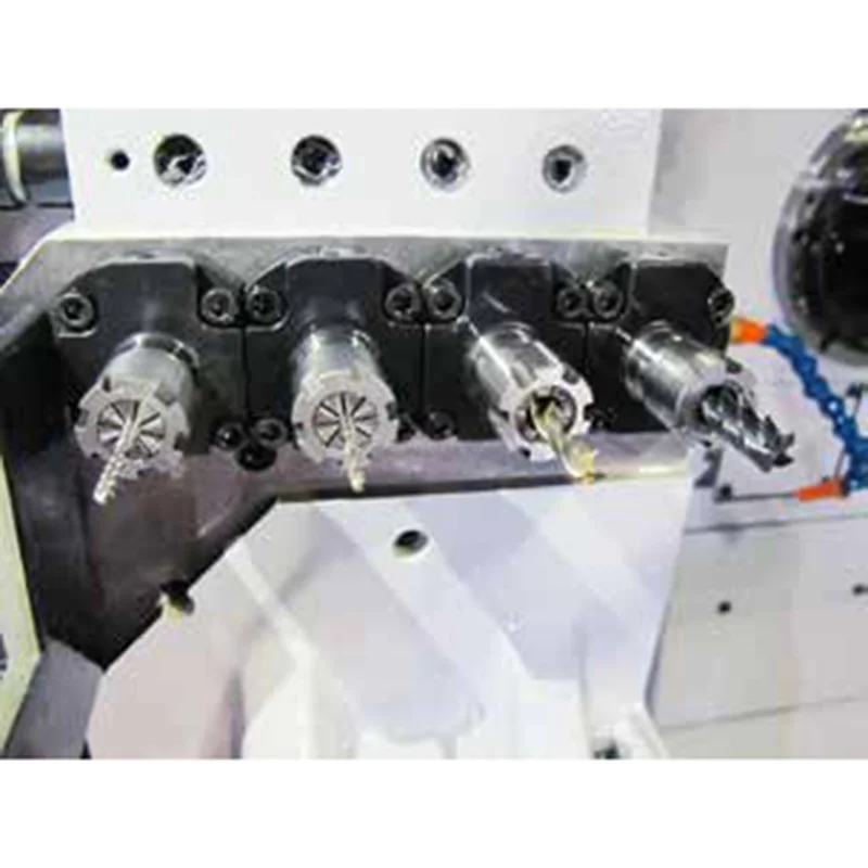 Double Spindle Save Time,Improve Work Efficiency China Brand Spindle Swiss Type Cnc Lathe Without Power Head